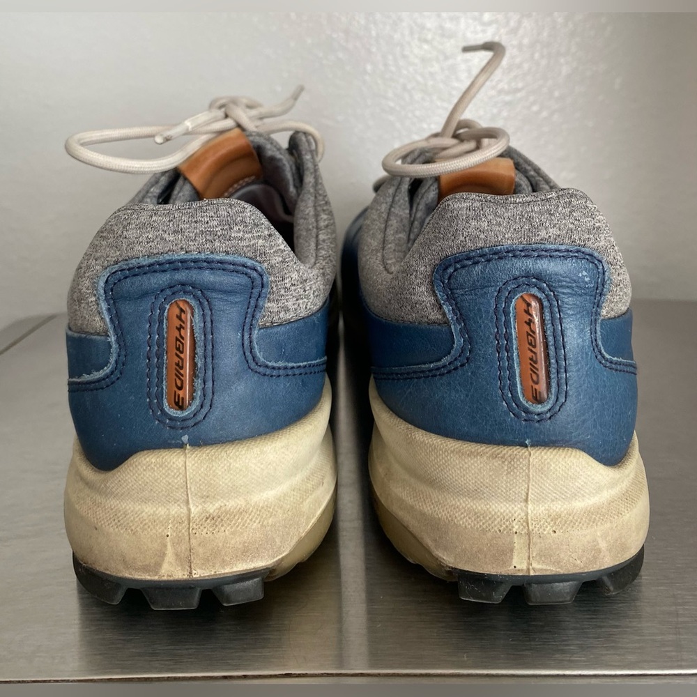 ECCO WOMENS Blue Leather Golf Shoes - Picture 2 of 11
